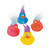 Crazy Hair Rubber Duckies - Party Favors - 12 Pieces