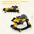 Babyjoy 4-in-1 Baby Walker Foldable Activity Push Walker Adjustable Yellow