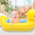 Hemoton 1pc Inflatable Baby Bathtub Portable Swimming Pool Infant Shower Basin