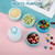 1/2/4/6pieces Portable 4 Tier Infant Formula Dispenser Travel Infant Milk Container With Handle Storage Container Snack Nut Candy