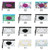 Fashion Cute Baby Product Snap-strap Portable Flip Cover Wet Wipes Bag Tissue Box Stroller Accessories Cosmetic Pouch 4