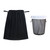Reusable Diaper Pail Liner Wet And Bag For Cloth Diaper Rubbish Garbage Cans Trash Can Fit For Various Pail Sizes - Black