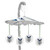 Mod Arrow Grey Navy Mint Musical Crib Mobile By Sweet Jojo Designs