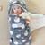 Juebong Black Friday Deals 2022! Toddler Baby Boys Girls Cute Cartoon Pattern Bear Ears Winter Thick Keep Warm Swaddle Sleeping Bag