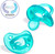 Chicco Physioforma Silicone One-piece Orthodontic Pacifier 16-24m Teal 2pk