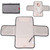 Baby   Portable Multifunctional Travel Changing Mat Station For Newborngray