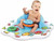 Inflatable Splash Baby Play Mat -baby Water Mat With Stacking Rings