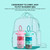 Baby Milk Powder Formula Dispenser, Stackable Formula Dispenser Container Mixie Bottle For Travel