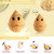 Makeup Sponge Duaiu 4 Pack Beauty Blender Foundation Sponges Set 4 Color Latex Free Blender Beauty Makeup Sponges With 1 Sponge Holder Case (lemon Yellow)