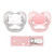 Dr. Brown's Advantage Pacifier With Pacifier Clip, 0-6 Months, Pink, 2 Count