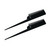 8" Plastic Rat Tail Course Tooth Comb (2 Pack)