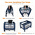 Gymax Blue Portable Baby Playard Playpen Nursery Center W/ Mattress Foldable Design
