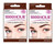 Combo Pack! 1000 Hour Eyelash & Brow Dye / Tint Kit Permanent Mascara (dark Brown & Dark Brown)