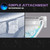 Neporal Toilet Night Light Sensor Led Motion Activated For Toilet Seat 3 Pcs