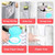 Nursery Hanging Storage Bag, Large Capacity Crib Bedside Pocket For Baby Changing Table Baby Shower Gifts For Mum (gray) 44.6*23*16cm A