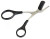 Nogis Professional Precision Trimmer Eyebrow Scissors Remover Beauty Tool With Comb And Non Slip Finger Grips Black Silver Tone For Men