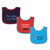 Luvable Friends Baby Boy Cotton Terry Drooler Bibs With Peva Back 3pk, Handsome, One Size