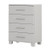 South Shore Cuddly Chest 4-drawer, Pure White
