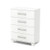 South Shore Cuddly Chest 4-drawer, Pure White