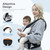 Besrey 6 In 1 Baby Carrier With Hip Seat For 0-36 Month, Breathable & Ergonomic, Black