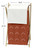 Diamond Tuft Orange Rust Arrow Laundry Hamper By Sweet Jojo Designs