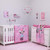 Disney Minnie Mouse 4pc Crib Bedding Set