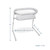 Halo Bassinest Flex - Baby Bassinet Bedside Sleeper - Portable Sleeping Crib