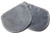 Microfibre Makeup Remover Cloth Face Cleansing Towel 3 Pack (grey)