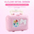 Fyeme Portable Baby Children Cosmetics Beauty Mini Box Makeup Infant Girl Toys Play House Girls With Toy Makeup Cosmetics Accessories Eye Shadow Lip Gloss
