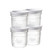 Tommee Tippee Closer To Nature Milk Storage Pots X4