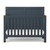 Baby Relax Miles 5-in-1 Convertible Crib For Nursery, Graphite Blue