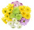 Fresh-cut Assorted Mums Flower Bunch, 6 Stems Minimum, Colors Vary