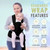 Wrap Baby Carrier, Original Stretchy Infant Sling, Perfect For Newborn Babies And Children Up To 0-4 Years