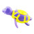 3 Pcs Baby Bath Toy Wind Up Bath Toys Turtle Bathtub Toys For Toddlers Floating Toys Eco-friendly Material( Random Color)