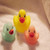 3 Pack Rubber Duck Led Light Children Baby Bath Toys Float Water Swimming Play Mini Small Educational For Kids
