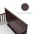 Storkcraft Homestead 5-in-1 Convertible Baby Crib With Drawer, Espresso