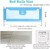 Homeoo 78''l Bed Rail For Toddlers,extra Long And Tall Baby Bed Rails Guard Specially Designed For Twin, Full, Queen, King Size