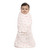 Halo Sleepsack Swaddle, 100% Cotton, Blush Watercolor Rose Toss, Small