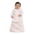 Halo Sleepsack Swaddle, 100% Cotton, Blush Watercolor Rose Toss, Small