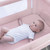 Unilove Hug Me Plus Bedside Sleeper & Portable Bassinet With Net, Plum Pink