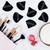 Vegcoo 16 Pcs Black Powder Puff Triangle Makeup Puff Wet Dry Makeup Tool