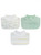 Parent’s Choice 3 Pack Print Mock-neck Bib Set