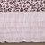 The Peanutshell Leopard Love Crib Bedding Set For Baby Girls, 3 Piece Nursery Set , Crib Comforter, Fitted Sheet, Crib Skirt