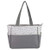 Baby Essential, Diaper Bag Tote 5 Piece Set With Sun, Moon, And Stars, Wipes Pocket, Dirty Diaper Pouch, Changing Pad - Grey