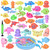42 Pcs Magnetic Fishing Toys With Fishing Pool, Fishing Rodes, Toddler Bath Toys, Water Toys Fishing Game For Kids F-401