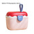 Mybeauty Milk Powder Container Food Grade Leakproof Pp Multipurpose Airtight Milk Powder Box For Travel Pink