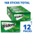 Trident Spearmint Sugar Free Gum, 12 Packs Of 14 Pieces (168 Total Pieces)