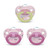 Nuk Orthodontic Pacifier Value Pack, Girl, 0-6 Months, 3-pack