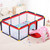 Yqsdg 75 Inch Large Kid Baby Playpen Breathable Mesh Folding Playard Indoors Outdoors Infant Children Play Game Fence (without Balls)