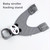 Cute Baby Cartoon Pattern Feeding Milk Bottle Holder Plush Cotton Adjustable Nursing Holders